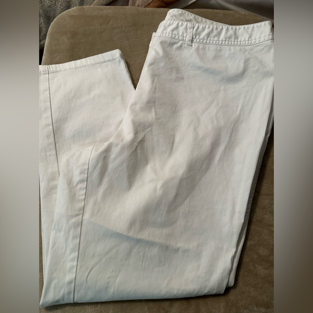 White pixie pants